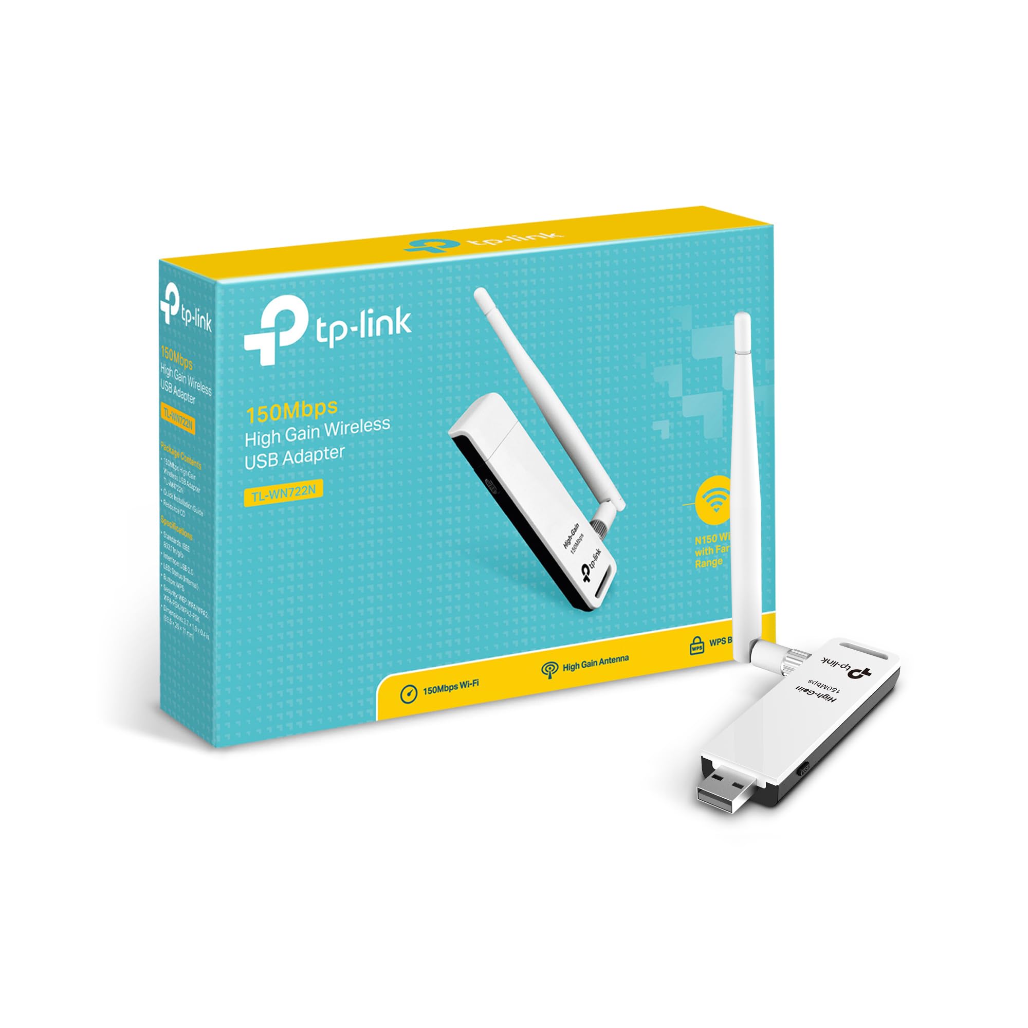 Amazon.com: TP-Link Nano USB WiFi Dongle 150Mbps High Gain